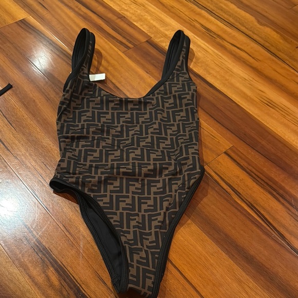 Other - Fendi Brown Patterned Women's Swimsuit